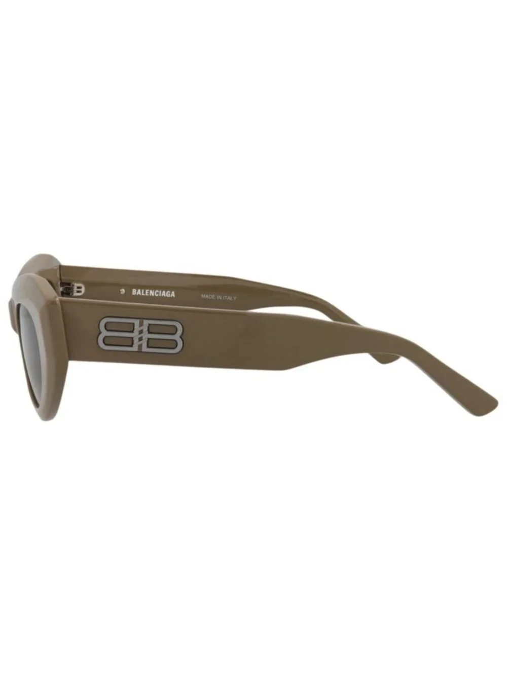 New Balenciaga Women's Sunglasses Cat Eye Acetate Frame Brown Brown Grey
